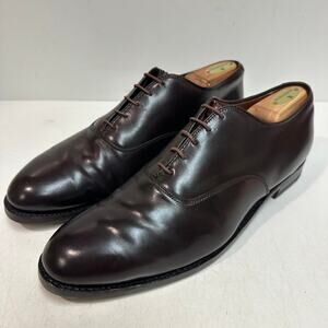 FULLY RESOLED Alden 934 Plain Toe Bal Oxford Color 8 Shell Cordovan USA 12 AA/B
